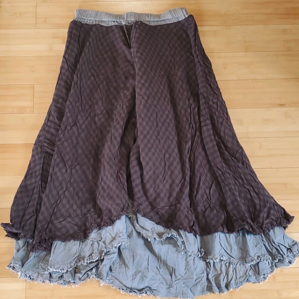 boho maxi skirt